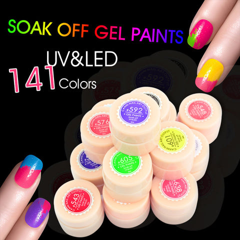 141pcs*5ml CANNI UV LED Painting Gel 50618 High Reputation Nail Art Salon Manicure Products Nail Paint Gel Lacquer Color Varnish