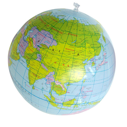Hot Inflatable Globe ball Geography Map Educational Toy Balloon Beach Ball 40cm Geography Toy Education toys for children