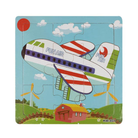 Excellent Design Wooden Airpalne Aircraft Jigsaw Toys For Children Education Learning Puzzles Kids Toys Wood Puzzles Toy