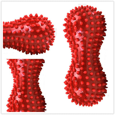 Spiky Massage Ball - Fitness Balls, Sense to Strengthen Mini Peanut Massage Ball Soft for Back Foot Hand Training Ball Blue Red