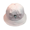 Women Ice Cream Bucket Hat Folding Sun Hat Embroidery Fisherman Cap