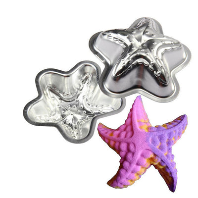 Crafting Metal Bath Bomb Mold Cake Fizzy Star Shape DIY Metal Molds