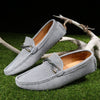 Summer new genuine leather fashion flats casual breathable men shoes moccasins men loafers comfortable driving shoes