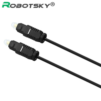 Robotsky Toslink Optical Fibre Digital Audio Cable High Quality 1m 1.5m 2m SPDIF Coaxial Cabo Kabel For CD DVD Player Xbox AV TV