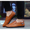 Merkmak Fashion Casual Driving Men Shoes Genuine Leather Loafers Shoes New Men's Loafers Luxury Brand Men Flats Shoes Chaussure