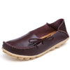 Merkmak Women Real Leather Shoes Moccasins Mother Loafers Soft Leisure Flats Female Driving Casual Footwear Size 35-42 15 Colors