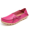 Merkmak Women Real Leather Shoes Moccasins Mother Loafers Soft Leisure Flats Female Driving Casual Footwear Size 35-42 15 Colors