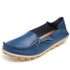 Merkmak Women Real Leather Shoes Moccasins Mother Loafers Soft Leisure Flats Female Driving Casual Footwear Size 35-42 15 Colors