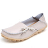 Merkmak Women Real Leather Shoes Moccasins Mother Loafers Soft Leisure Flats Female Driving Casual Footwear Size 35-42 15 Colors