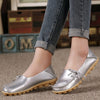 Merkmak Women Real Leather Shoes Moccasins Mother Loafers Soft Leisure Flats Female Driving Casual Footwear Size 35-42 15 Colors