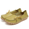 Merkmak Women Real Leather Shoes Moccasins Mother Loafers Soft Leisure Flats Female Driving Casual Footwear Size 35-42 15 Colors