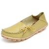 Merkmak Women Real Leather Shoes Moccasins Mother Loafers Soft Leisure Flats Female Driving Casual Footwear Size 35-42 15 Colors