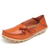 Merkmak Women Real Leather Shoes Moccasins Mother Loafers Soft Leisure Flats Female Driving Casual Footwear Size 35-42 15 Colors