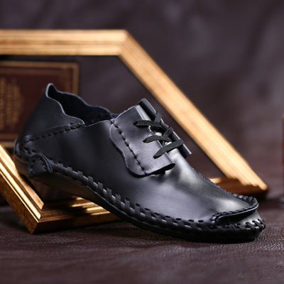 Merkmak Men Leather Shoes Casual 2017 Autumn Fashion Shoes For Men Designer Shoes Casual Breathable Big Size Mens Shoes Comfort