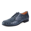 Merkmak Brand Genuine Leather Oxford Shoes For Men Business Men Crocodile Shoes Men's Dress Shoes Plus Size Wedding Shoes Man