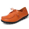 Merkmak Flats Shoes Women Fashion Leisure Big Size 34-44 Shoeslaces Loafer Moccasins Women's Shoes Footwears Sapatos Wholesales