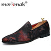 Merkmak Man Shoes Luxury 2017 Men Loafers Brand Casual Elegant Red Navy Fashion Men's Shoes For Office Wedding Party