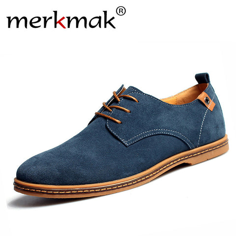 New 2017 men shoes spring autumn fashion suede shoes casual men Leather Shoes Men's flats low men footwear oxford flat shoes