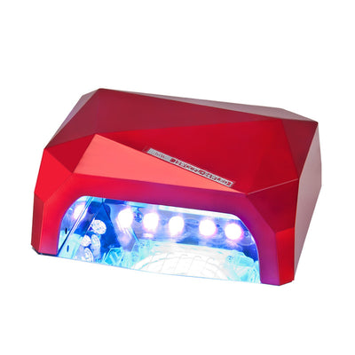 LadyMisty 36W Nail Dryer Diamond Shaped UV Lamp LED Lamp Nail Lamp LED & CCFL Curing for UV Gel Nails Polish Nail Art Tools