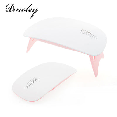 Dmoley SUNmini 6W UV Lamp UV LED Nail Dryer Curing LED Lamp Nail Light Portable for UV Gel Nail Polish Varnish Nail Art Tools