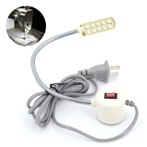 Sewing Tools Accessories 10 LED Bulbs Sewing Light Working and Table Lamp Gooseneck Magnetic Mounting Base Faster