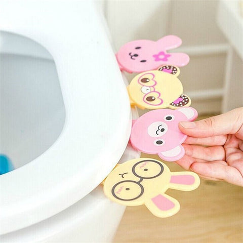Creative Gadget Cartoon Plastic Closestool Opener Safe for Child Bath Tools