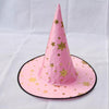 Children Halloween witch hat wizard hat cloak star magician hat child performers costumes props