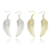 SUSENSTONE Fashion New Hot Women girls Jewelry Rhinestone Angel Wings Earrings