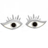 SUSENSTONE Women Stud Earrings 1pc Eyelashes Erotic Eye Fatmar Studs Gold / Silver / Rose Gold