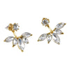 2.4*2.4cm 1Pair Fashion Women Crystal Rhinestone Ear Flower Earrings Jewelry Flower Stud Earrings #30