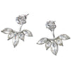 2.4*2.4cm 1Pair Fashion Women Crystal Rhinestone Ear Flower Earrings Jewelry Flower Stud Earrings #30