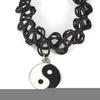 2016 new arrival Taiji Bagua necklace with hanging wire Tattoo Choker Necklace Stretch Double Layer Henna Vintage accessory