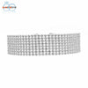 SUSENSTONE Women Full Crystal Rhinestone Choker Necklace Wedding Jewelry