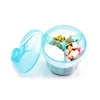 2pcs 3 Grids Portable Baby Infant Milk Powder Box Formula Dispenser Toddler Kids Food Storage Container
