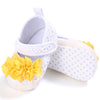 Newborn Baby Girl Shoes First Walkers Lovely Sneakers Infant Kids Shoes Princess Shoes with flowers