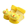 Wholesale Baby Socks Anti-Slip Cotton Newborn Infantil Baby Sock Cartoon Animal Slippers Boots Unisex Boy Girl Socks Rubber Sole