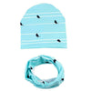 2017 Real Rushed Print Cute Baby Hat For Kids Clothes Matching With Scarf For Children Printed Infant Warm Crochet Knit Dresses