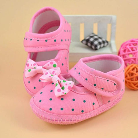 Baby Moccasin Booties for Newborn Babies Shoes Bowknot Soft Non-slip Footwear Crib Shoes Toddler Prewalkers First Walk Boots