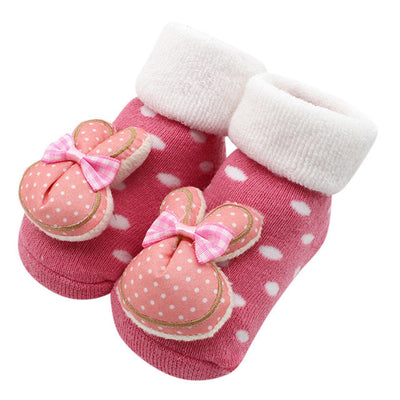 Wholesale Baby Socks Anti-Slip Cotton Newborn Infantil Baby Sock Cartoon Animal Slippers Boots Unisex Boy Girl Socks Rubber Sole
