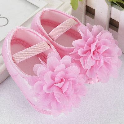 Kids Baby Shoes Prewalker Flower Soft Sole Infant Girl First Walkers Booties for Newborn Anti-slip Crib Shoes Sapatinhos De Bebe