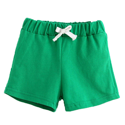 Boys Shorts Kids Clothes 2017 Children Summer Beach Shorts for Boys Girls Clothing Solid Color Cotton Unisex Baby Shorts Fille