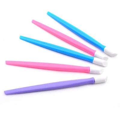 3 Colors Women 1Pc Nail Art Stick Cuticle Pusher Remover Pedicure Manicure Tool Drop Shipping #712