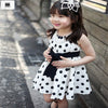 Princess Wedding Dress for Girl Cute Polka Dot Sleeveless Girls Dresses for Party and Wedding robe fille mariage vestido