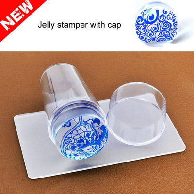 Nail Art Stamping Stamper Scraper Image Plate Transfer Manicure Tool