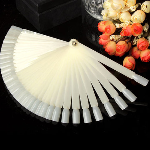 False Display Nail Art Fan Wheel Polish Practice board Tip Sticks Nail Art 120pcs Nail Polish / Nail Decoration Display