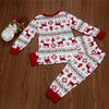 Christmas XMAS Kids Pajamas Set Deer Sleepwear Nightwear Pyjamas Gift 2T