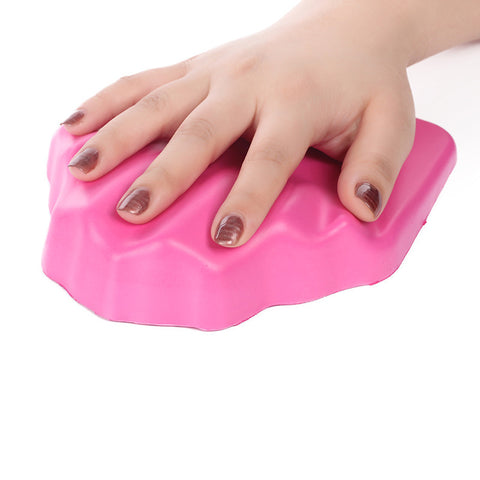 Nail Art Equipment Advanced Silicone Plastic Pillow Hand Holder Cushion Table Mat Pad Foldable Washable Manicure Tool