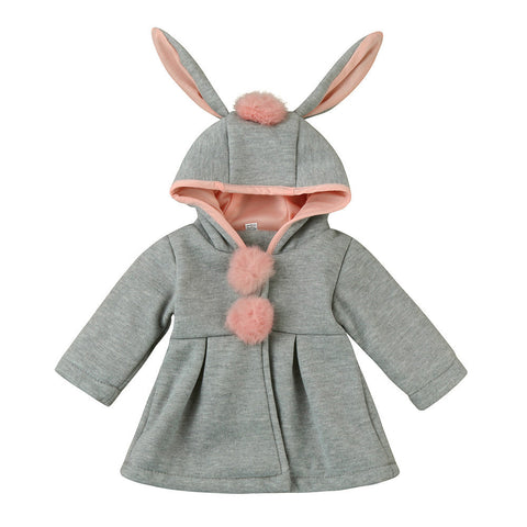 Baby Girls coat Winter clothes Infant Girls Autumn Winter Hooded Coat Cloak Jacket Thick Warm Clothes drop ship