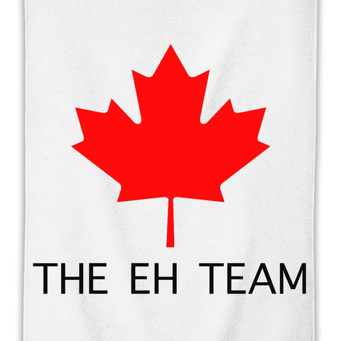 The Eh Team Funny Slogan  MicroFiber Towel W/ Custom Printed Designs| Eco-Friendly Material| Machine Washable| Available in 3 sizes| Premium Bathroom Supplies By Styleart