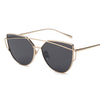 New Fashion Women Sunglasses Vintage Cat eye Frame Sun glasses Mirror glasses Shades ss395